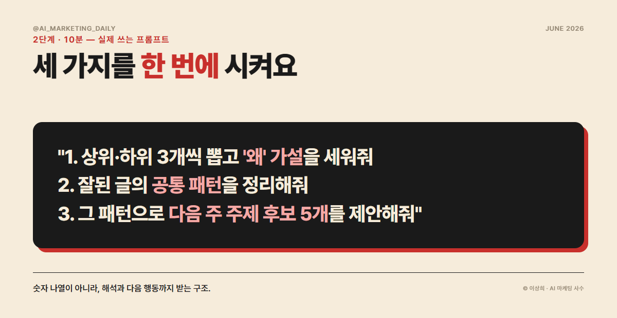 2단계 — 회고 프롬프트 그대로 공개